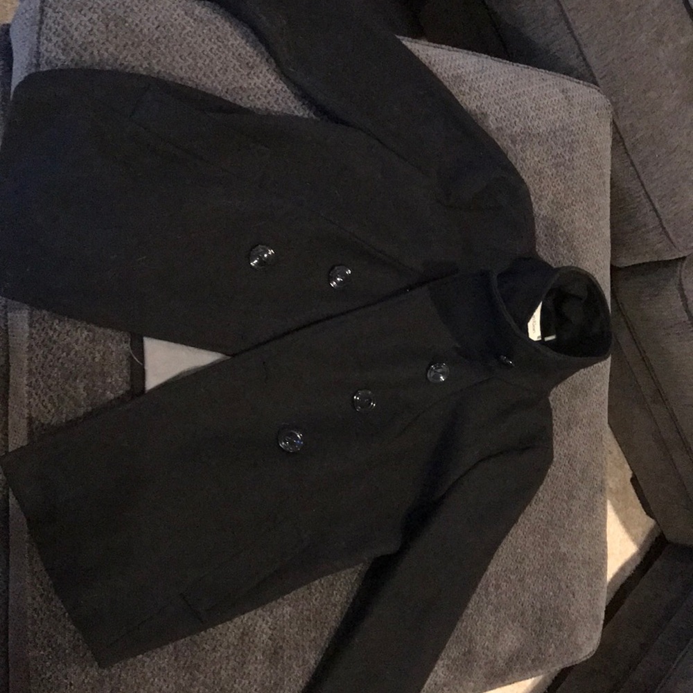 Black Men’s Pea Coat